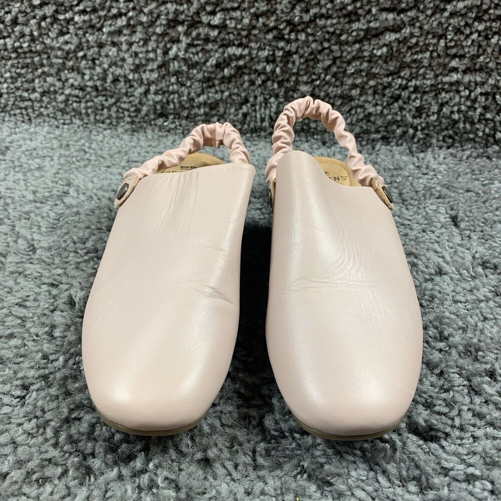 Earth Origins Shoes Women's 7 M Adjustable Back Mules Ren Pink Leather